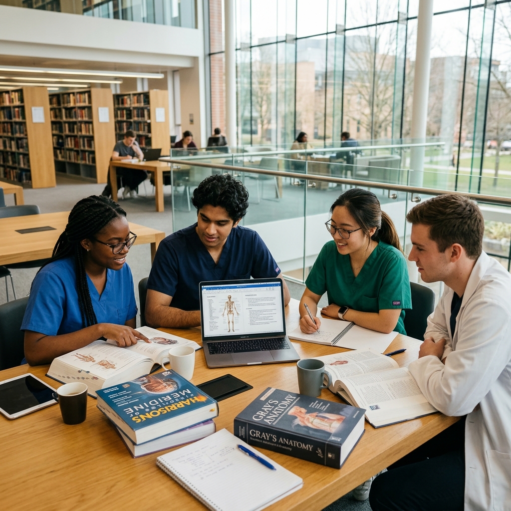 Students studying abroad